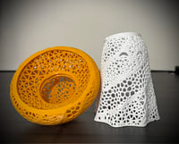 Image 5 of Ghost Mushroom Tea Light Lamp | 3D Printed Whimsy Cottagecore Light