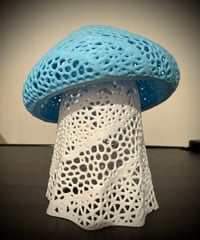 Image 7 of Ghost Mushroom Tea Light Lamp | 3D Printed Whimsy Cottagecore Light