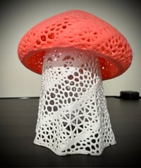 Image 10 of Ghost Mushroom Tea Light Lamp | 3D Printed Whimsy Cottagecore Light