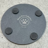 Image 3 of Slate CoasterSet - Flower Circle