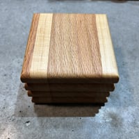 Image 2 of Hardwood Coaster Set 03