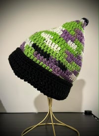 Image 8 of Slouchy Pixie Hat | Crocheted Wizard Beanie | Cottagecore Hat | Forestcore Crochet
