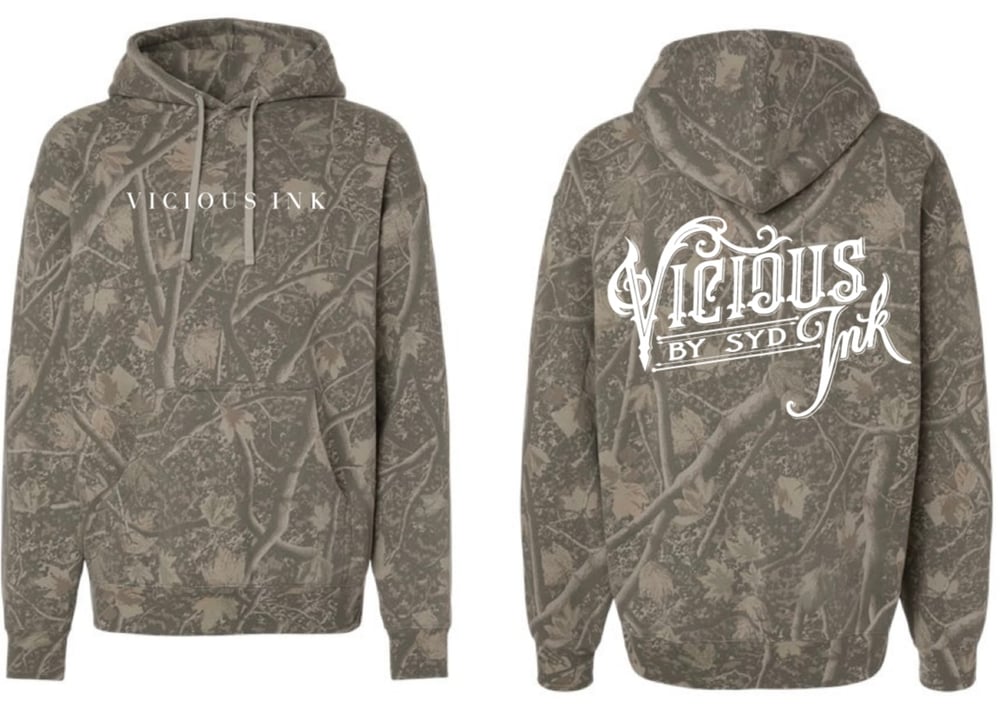 Image of Logo Camo Hoodie