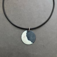 Image 1 of Pale Crescent Moon Pendant