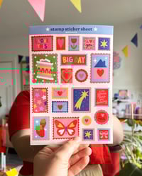 Timbres - Planche de stickers