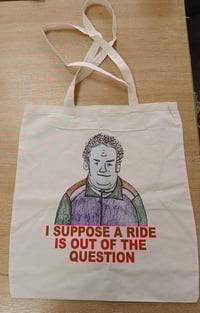 Suppose a ride Tote Bag