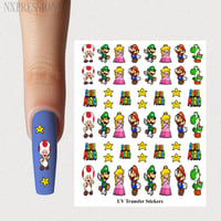 Super Mario Nail Stickers