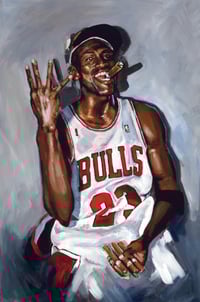 Image 2 of Michael Jordan after his 4th NBA Finals Championship