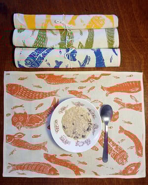 Persian Sea Creatures Placemats - Colour Edition