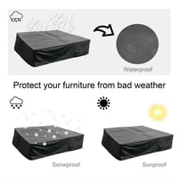 Image 4 of Waterproof Outdoor Furniture Cover - Heavy Duty,  (230 × 230 × 70 cm)