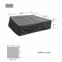 Image 3 of Waterproof Outdoor Furniture Cover - Heavy Duty,  (230 × 230 × 70 cm)