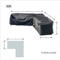 Image 3 of Waterproof L-Shaped Outdoor Sofa Cover – Heavy Duty, All-Season Protection