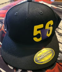 Image 1 of 56 MN.  Flat Brim Fitted Flexfit Hat
