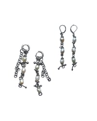 Image 1 of ☆ freshwater pearls earrings ☆