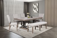 NAt-D106 / TABLE AND 4 X SIDE CHAIR SET