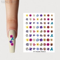 Pressed Flower Nail Stickers
