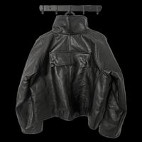 LEATHER TRIPLE POCKET JACKET 