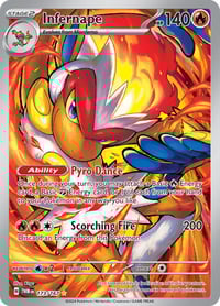 Infernape - 173/167 - SV06: Twilight Masquerade - Near Mint