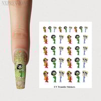 Retro Girls Nail Stickers