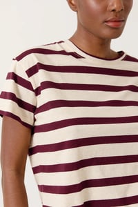 Image 2 of Camiseta Rayas Delmea Marrón 