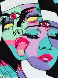 Image 2 of Unholy Acid Trip Original Painting