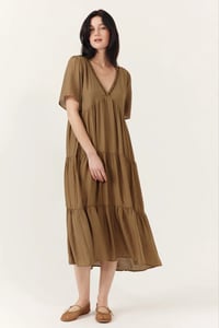 Image 1 of Vestido Deliane Kaki
