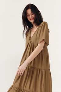 Image 3 of Vestido Deliane Kaki