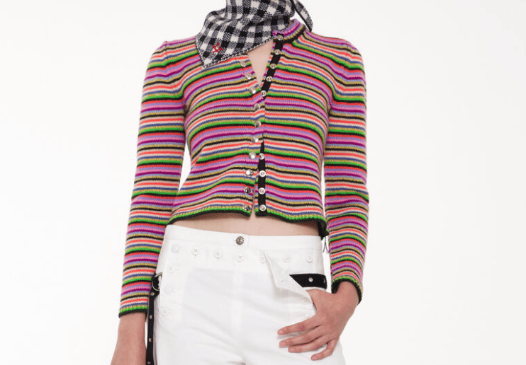 La Fetiche Rosemary Cardi- in Multi or Dark Navy - Image 3 of 7