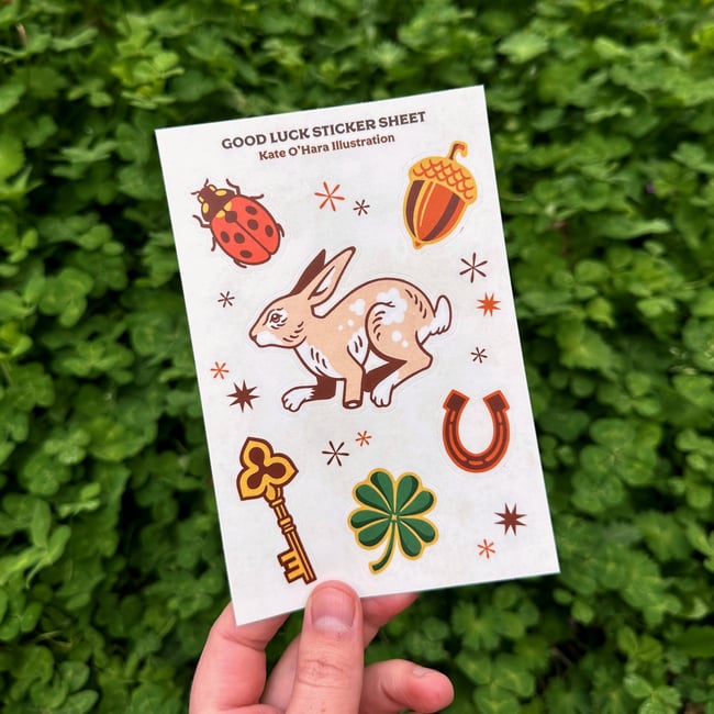 Sticker Sheets - Forager & Good Luck
