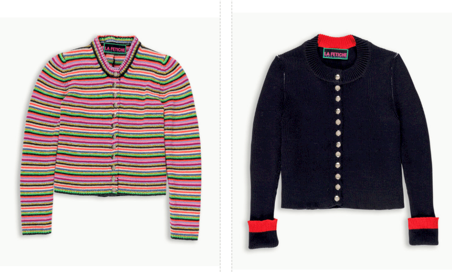 La Fetiche Rosemary Cardi- in Multi or Dark Navy - Image 1 of 7