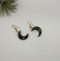 Image 1 of Mushrooms on the Moon Earrings