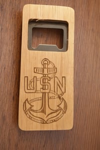 U S N bottle opener