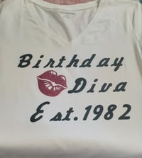 Birthday Diva Woman's Shirt Size L