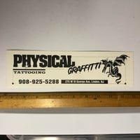 Image 1 of Physical Graffiti 90’s bumper sticker 