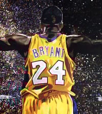 Image 1 of Kobe Bryant Lakers Championship Stretched Canvas