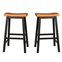 Image 2 of Wood 29' SADDLE STOOL