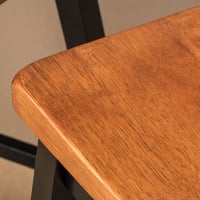 Image 3 of Wood 29' SADDLE STOOL