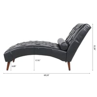Image 9 of Upholstered Chaise Lounge