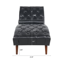 Image 10 of Upholstered Chaise Lounge