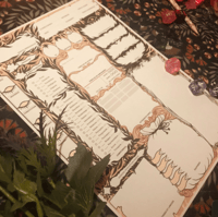 Image 3 of D&D 5e character sheet  ☾  FR / EN / GERMAN version 