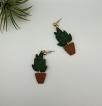 Image 1 of Dancin' Potted Snake Plant Dangles