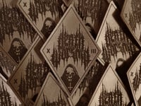Death Worship Dark Grey Leather Patch