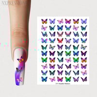Spring Butterflies Nail Stickers