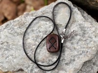 Image 1 of Ancient Viking Rune Othala Symbol Necklace