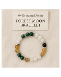 Image 3 of Forest Moon Green Agate Bracelet 