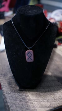 Image 5 of Ancient Viking Rune Othala Symbol Necklace