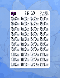 Image 10 of Bill Due G Font G-G24