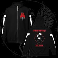 Death Worship Zip Up Hoodie