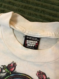 Image 4 of Vintage single stitch 1991 AM-JAM Tattoo Exposition Spider Webb T-shirt Medium