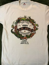 Image 2 of Vintage single stitch 1995 AM JAM Tattoo Exhibition Medium T-shirt